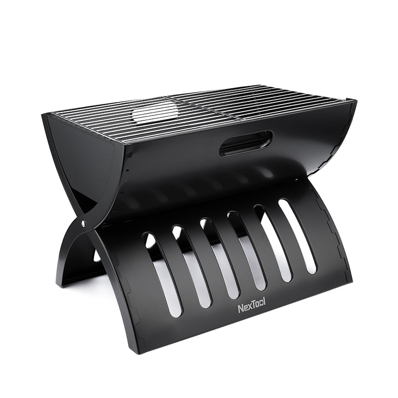 Nextool Camp Fun Folding Barbecue Grill - Large Grill Space, Stainless Steel Net, Cold-Rolled Steel Body, 2.6kg