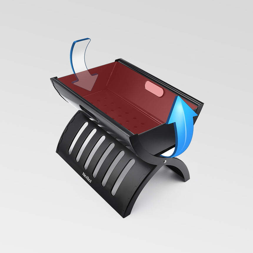 Nextool Camp Fun Folding Barbecue Grill Specifications - Cold-Rolled Steel Body, Stainless Steel Net, 400 × 295 × 305mm, 2.6kg