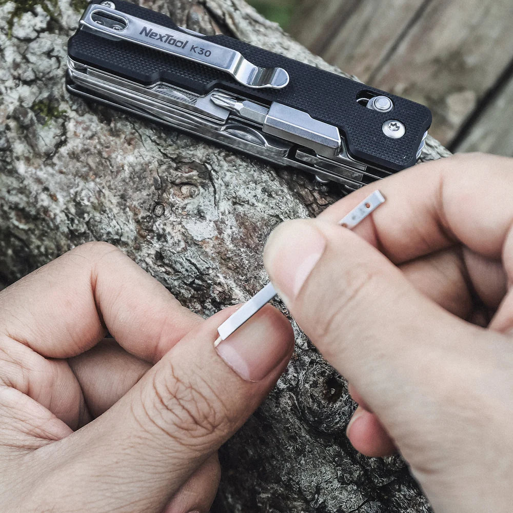 Nextool Knight K30 Magnetic Replaceable Screwdriver System - Quick Tool Changes for Urban EDC