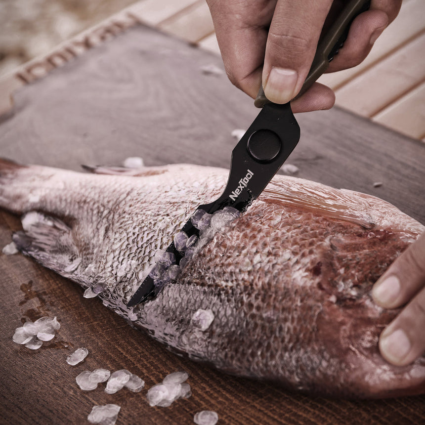 Nextool Outdoor Cooking Set Santoku Knife - 156mm 30Cr13 Blade with Sharpener Included