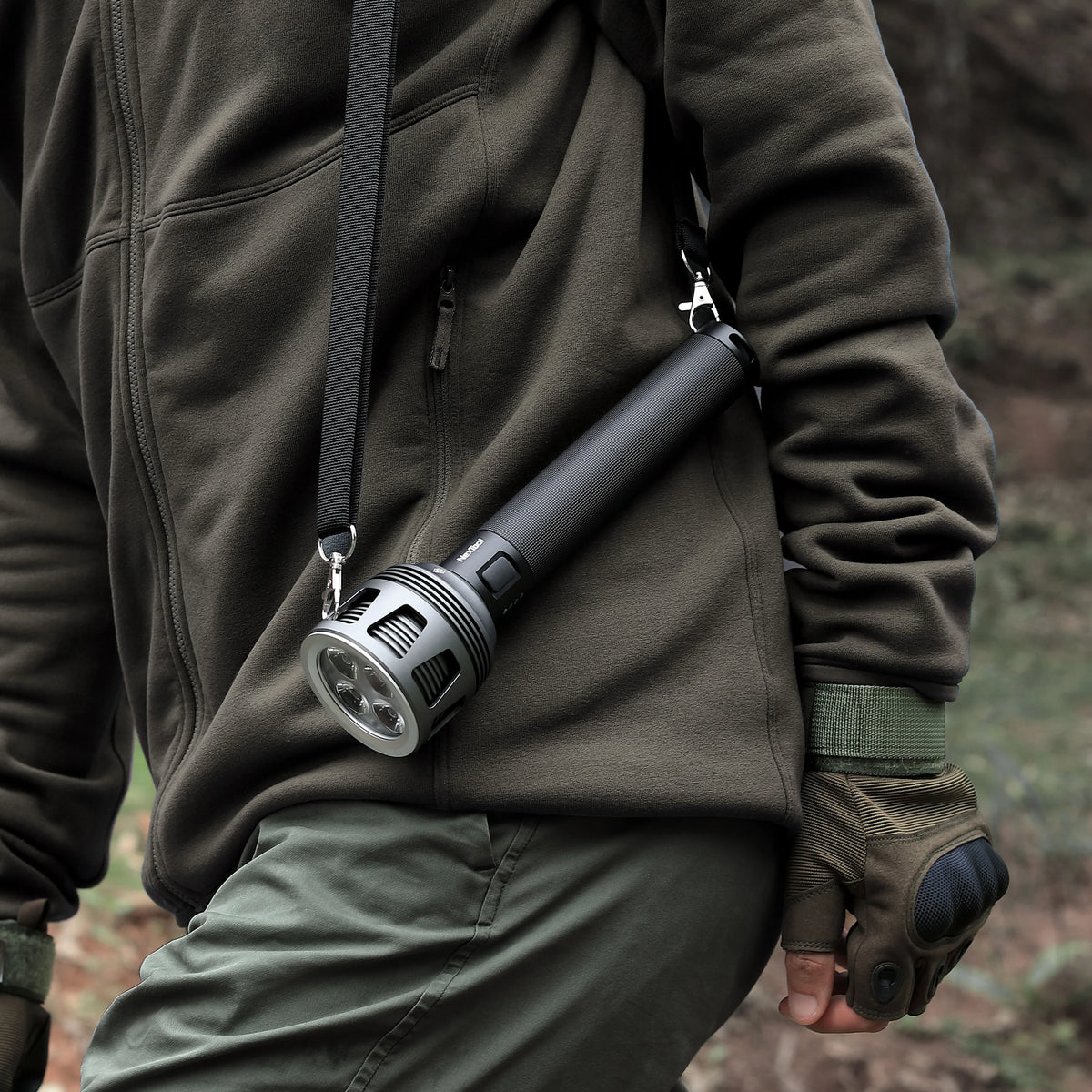 Nextool Searching Flashlight 450 Metre Beam Distance - Scanning Open Fields and Dense Woods