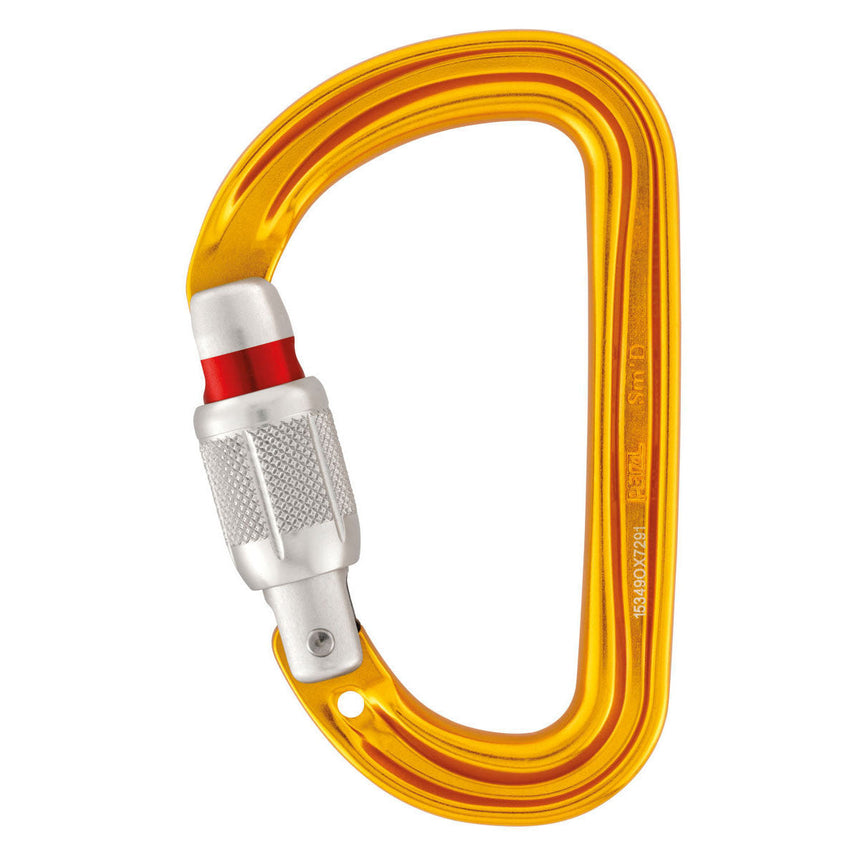 Petzl SM'D Screw-Lock Carabiner Yellow - Product Overview
