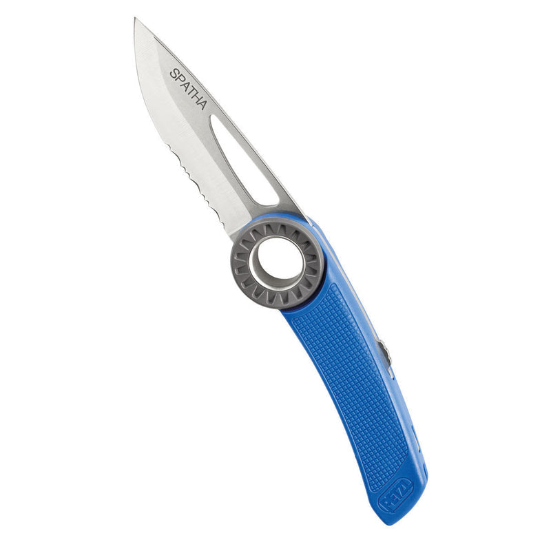 Petzl Spatha Knife Outdoor Action Blue - Product Overview