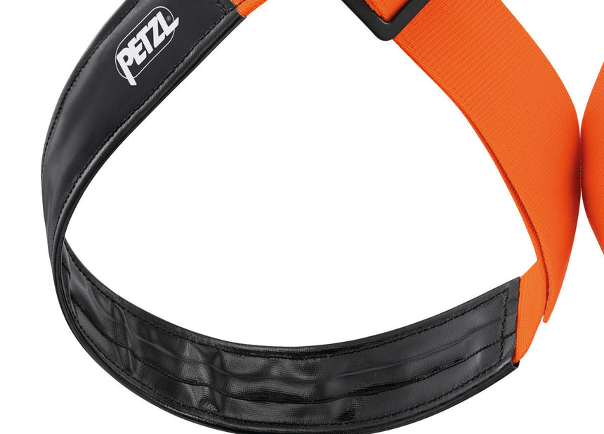 Petzl Superavanti Caving Harness Orange/Black - Increased Durability