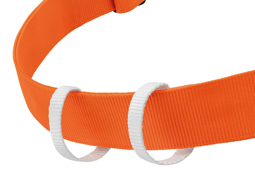 Petzl Superavanti Caving Harness Orange/Black - Two gear loops on each side