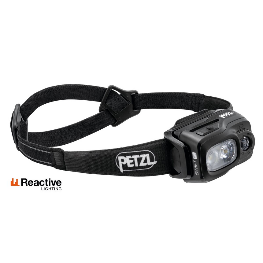 Petzl Swift RL Headlamp Black - Front View