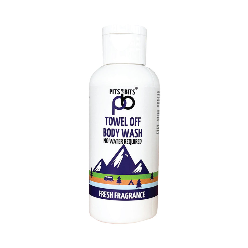 Pits & Bits Towel Off Body Wash Outdoor Action