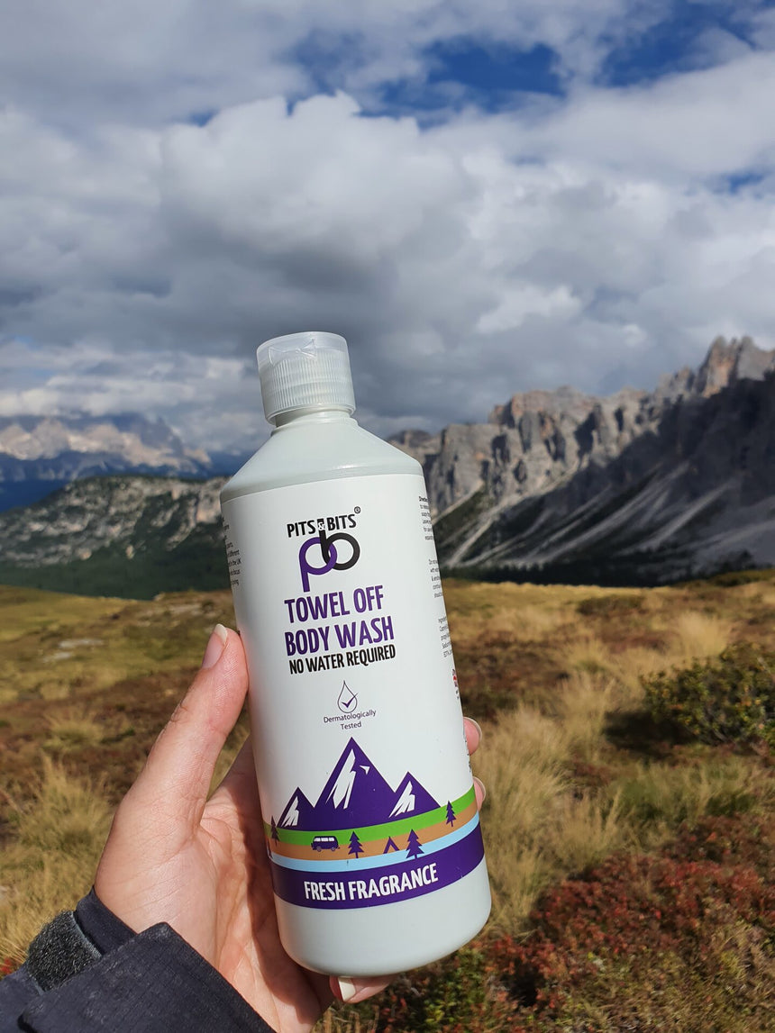 Pits & Bits Towel Off Body Wash Outdoor Action