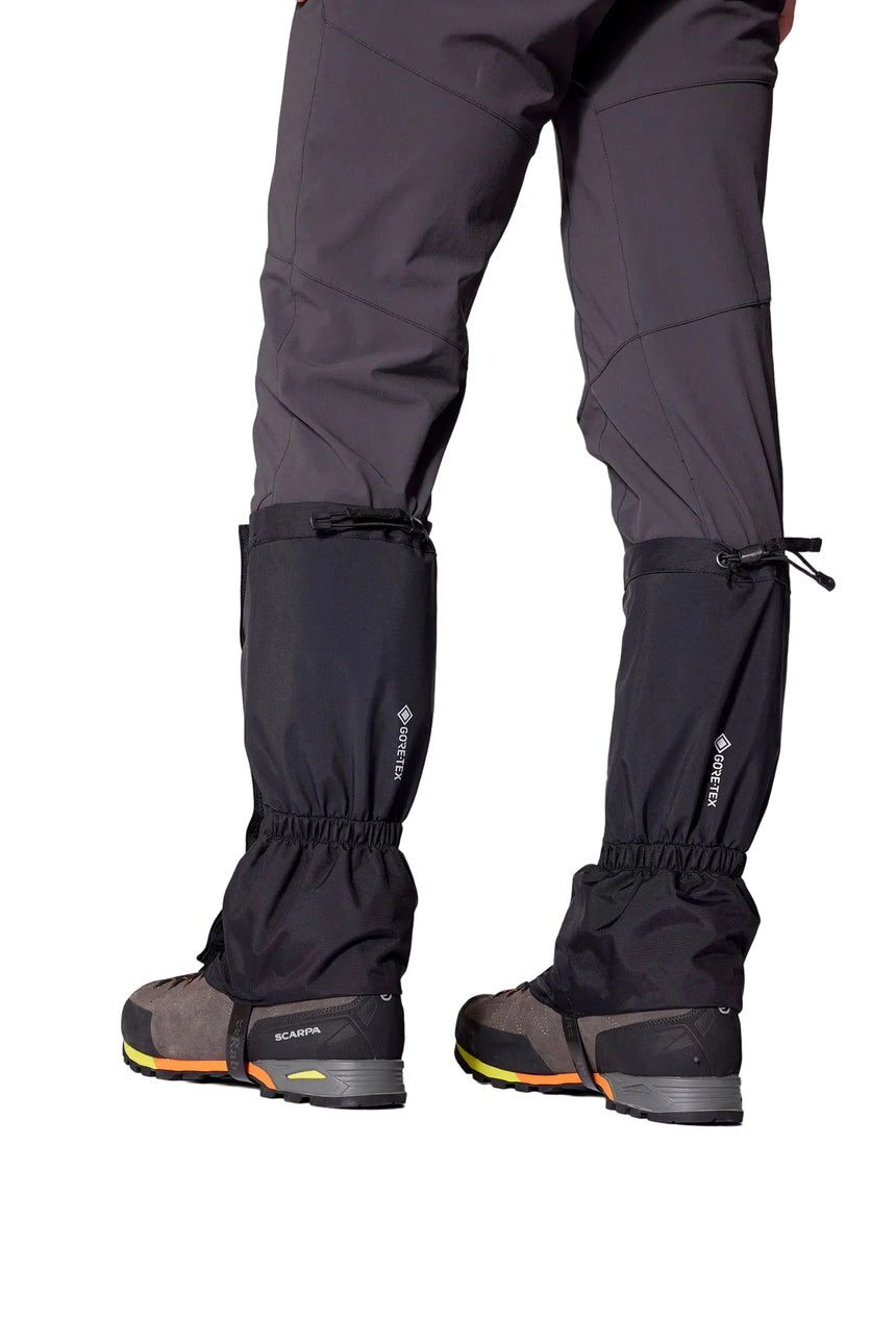 Rab Kangri GORE-TEX Gaiter in Black - Front Worn
