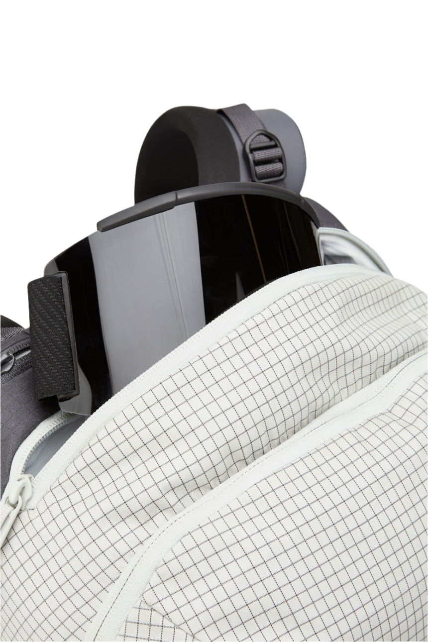 Rab Khroma 30L Ski Pack in Pewter - Ice Axe Attachment Detail