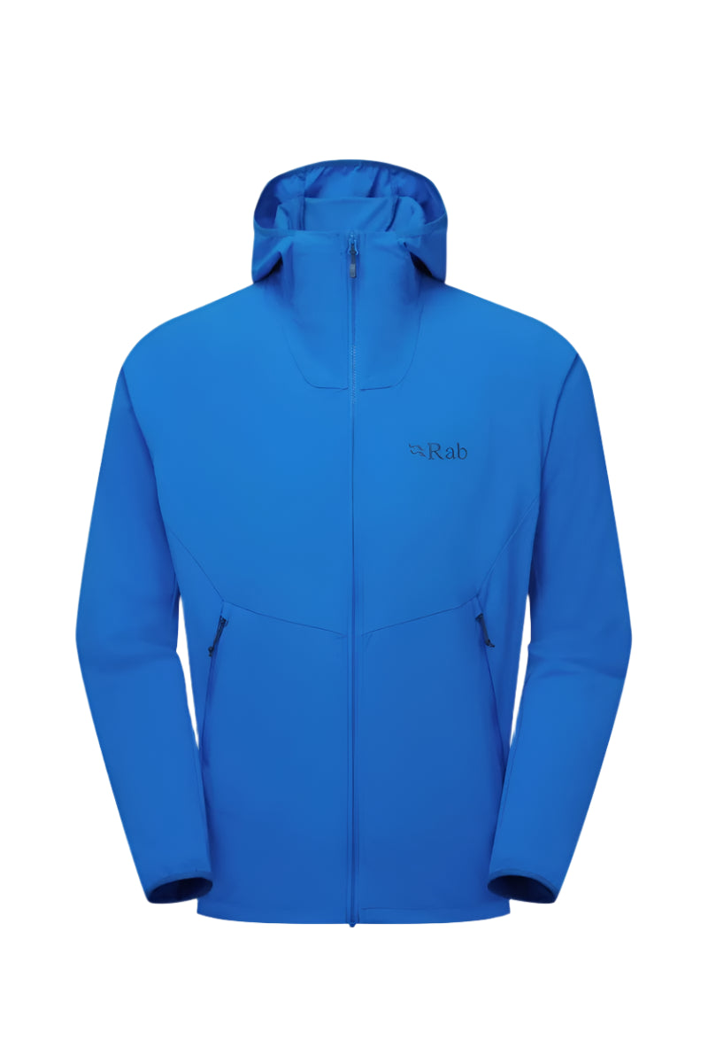 Rab Men's Borealis Hooded Jacket in Maya Blue - front