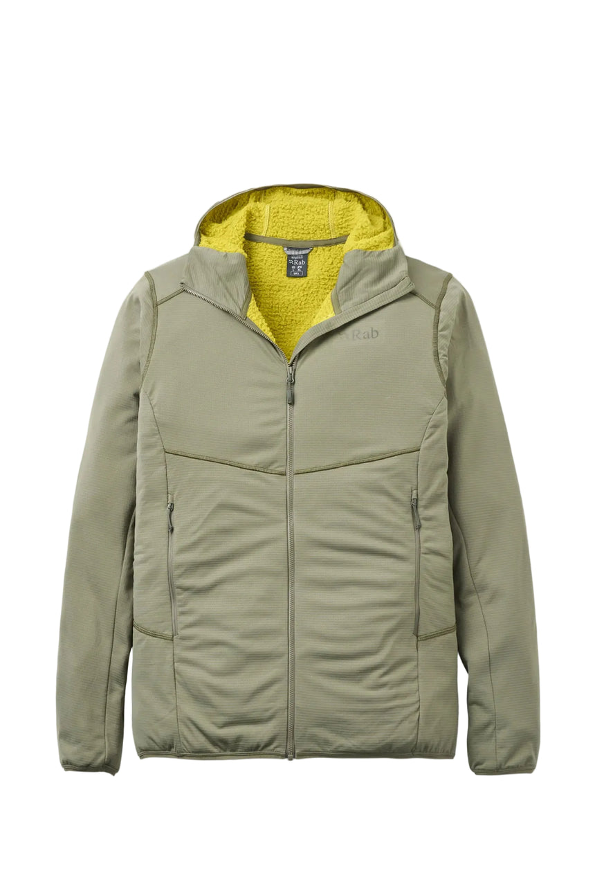 Rab Men's Evolute Hoody in Light Khaki - front