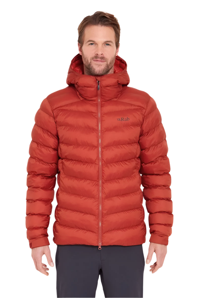 Rab Men's Nebitron Pro Insulated Jacket in Tuscan Red - front