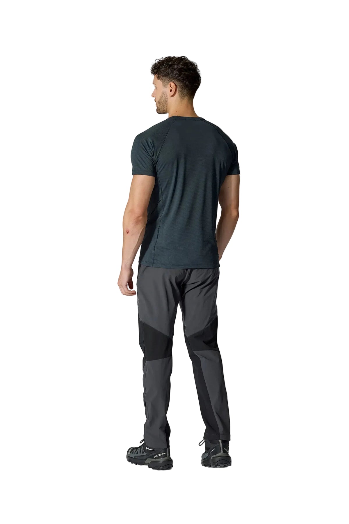Rab Men's Torque Pants in Anthracite - worn