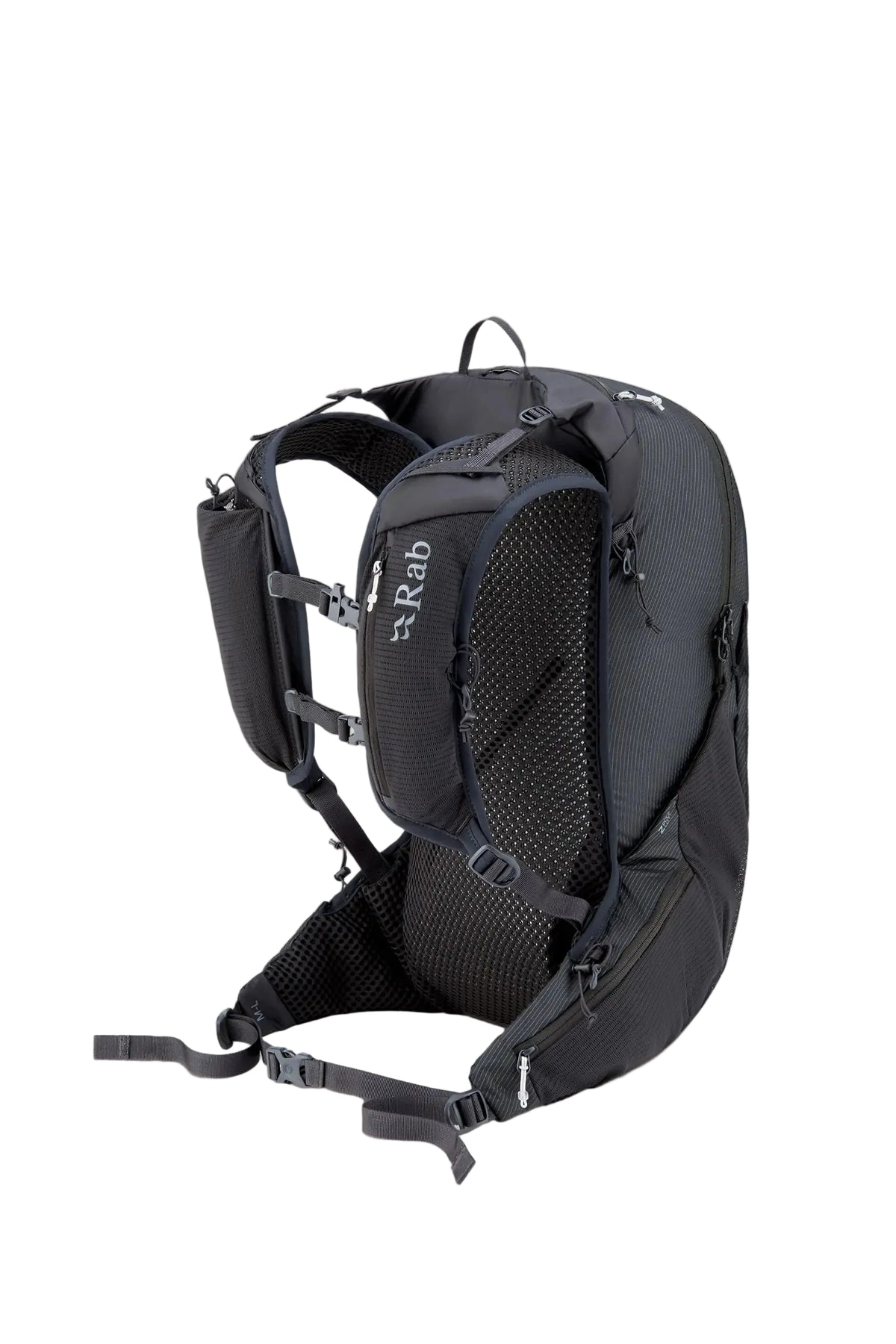 Rab Nitron 25L Lightweight Pack in Anthracite - Back System Detail