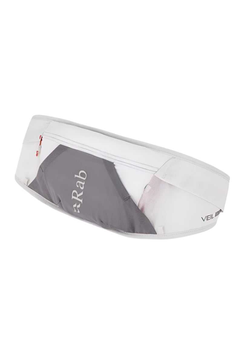 Rab Veil 1L Lightweight Belt Pack in Gargoyle/Graphene - Front View