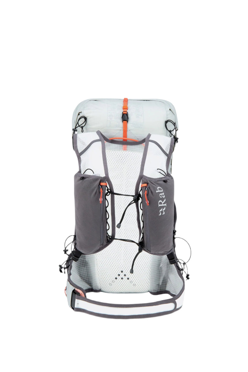 Rab Veil XP 20L Waterproof Pack in Pewter/Graphene - Side View