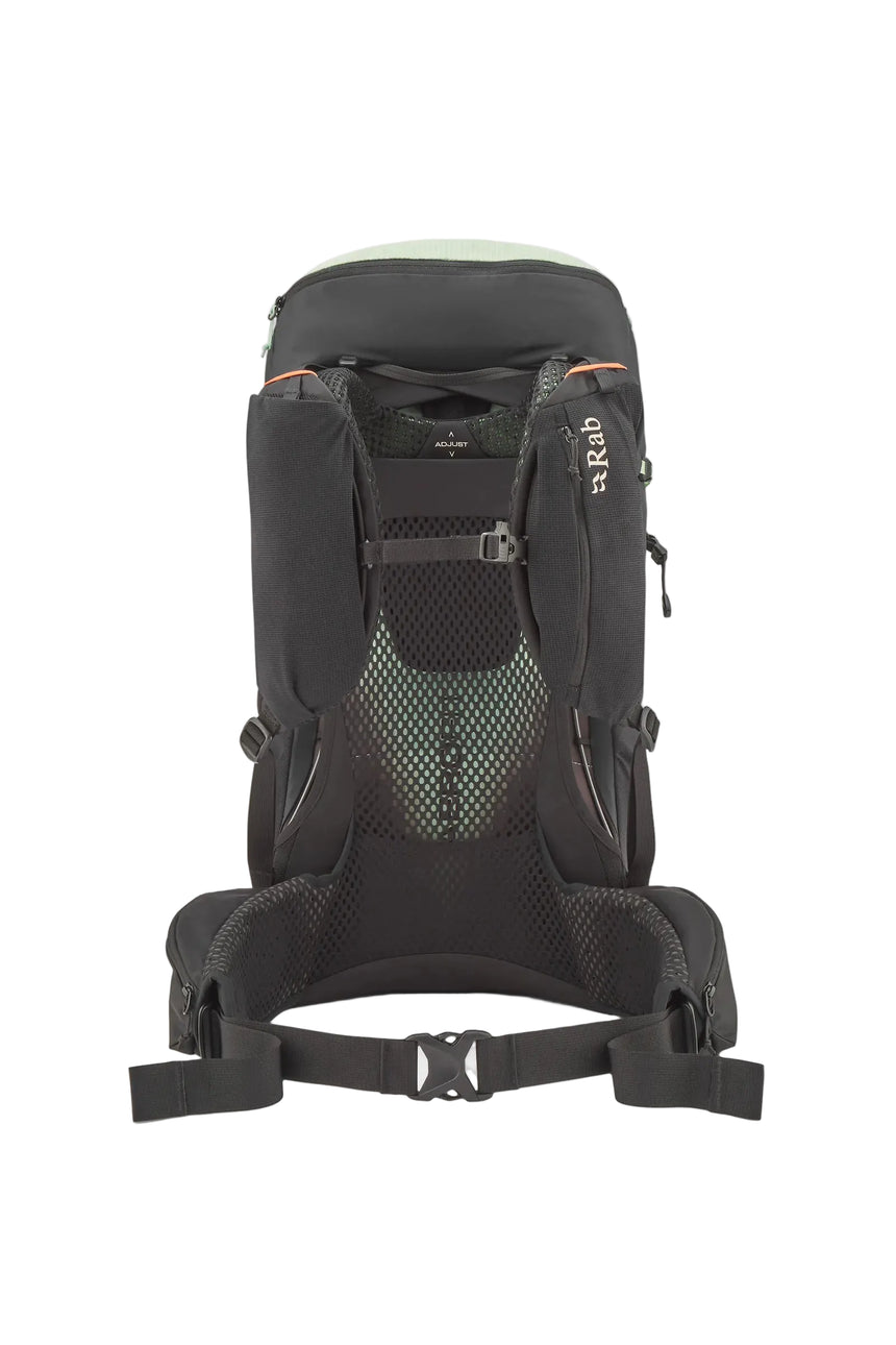 Rab Women's Airox ND 28 Day Pack in Fig Green/Black - Side Standalone