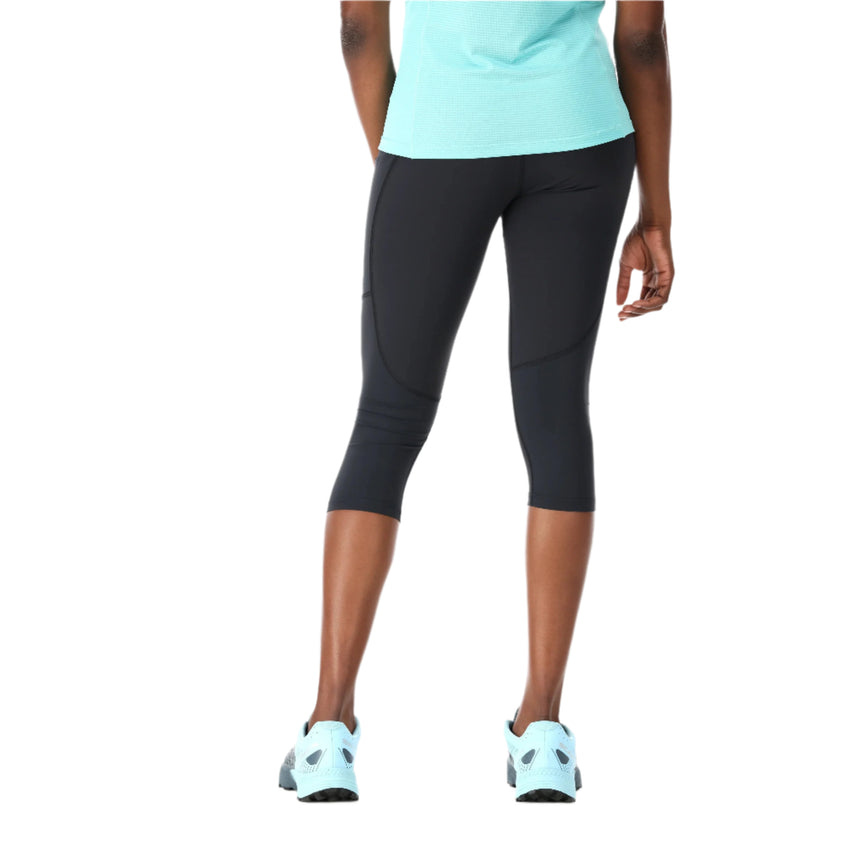 Rab Women's Talus 3/4 Tights in Black - on model, back