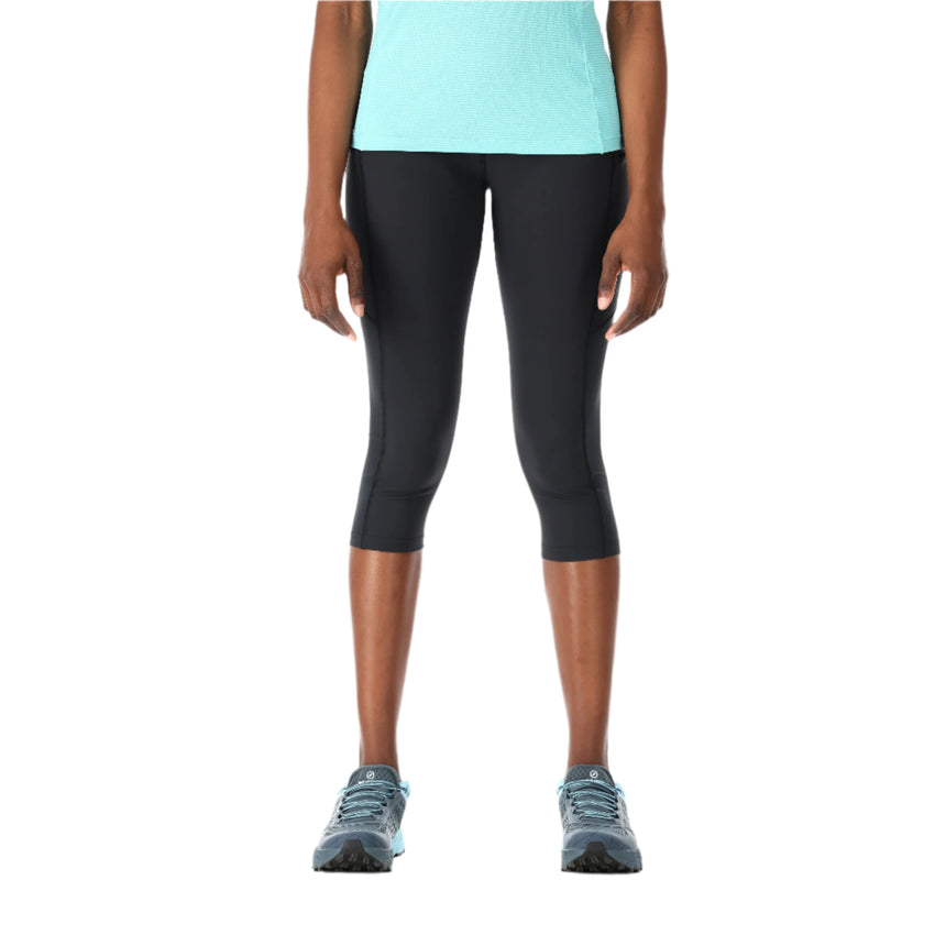 Rab Women's Talus 3/4 Tights in Black - on model, front