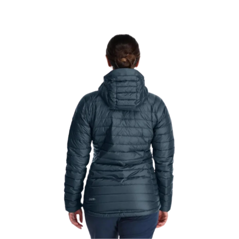 Rab Microlight Alpine Long Down Jacket Women's Outdoor Action