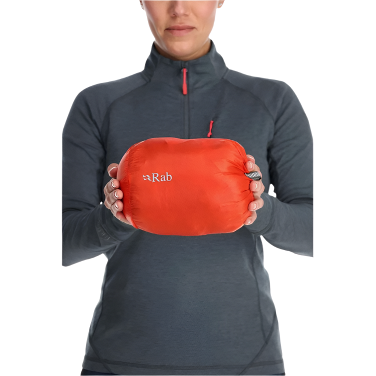 Rab Microlight Alpine Long Down Jacket Women's Outdoor Action