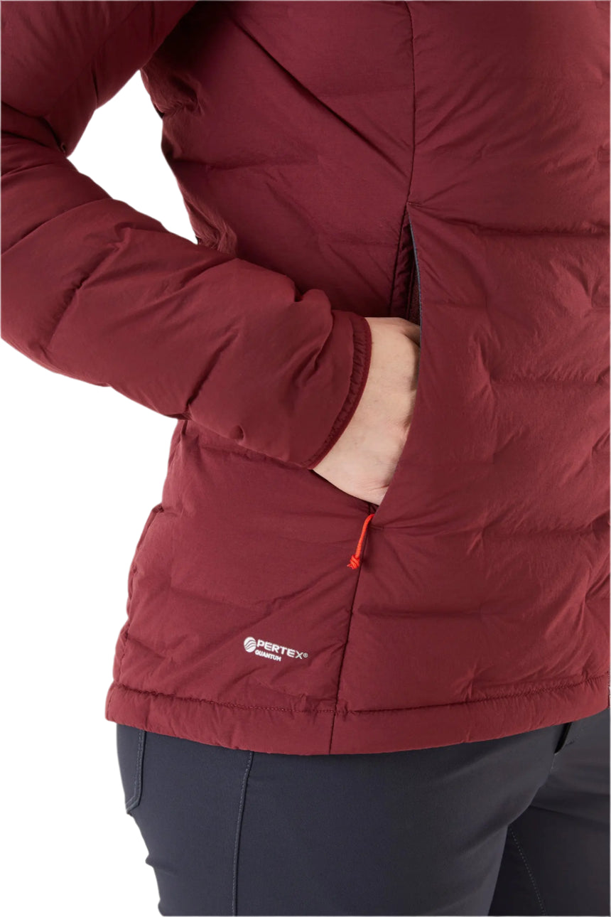 Rab Women's Cubit Stretch Down Hoody Outdoor Action