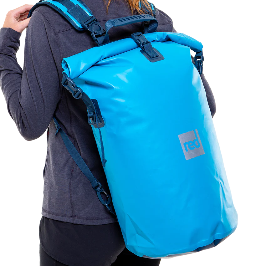 red-paddle-waterproof-roll-top-dry-bag-backpack-outdoor-action