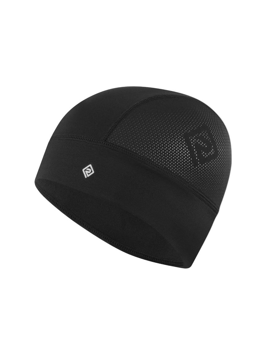 Ronhill Beanie and Glove Set in All Black - beanie front
