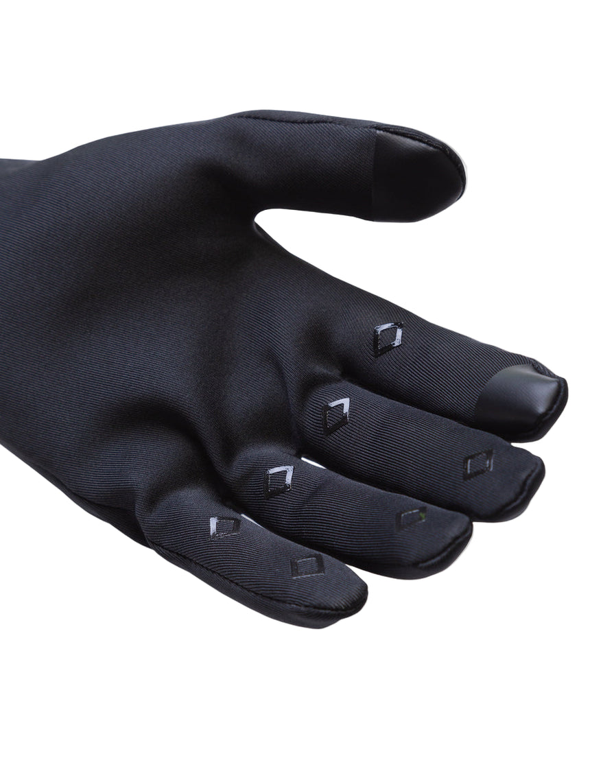 Ronhill GORE-TEX® Windstopper Glove in All Black - silicon grip detail