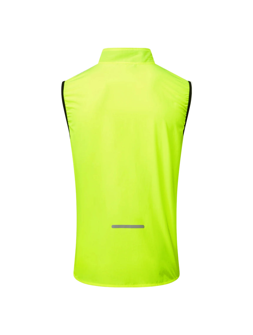 Ronhill Men's Core Gilet in Fluo Yellow/Black - back