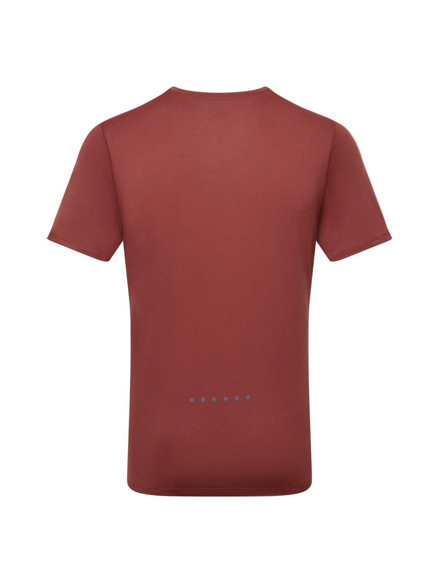 Ronhill Men's Core S/S Tee in Chestnut/Acid - back