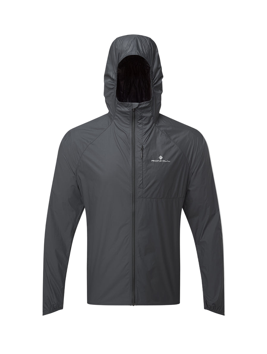 Ronhill Men's Tech All-Terrain Jacket in All Black - front