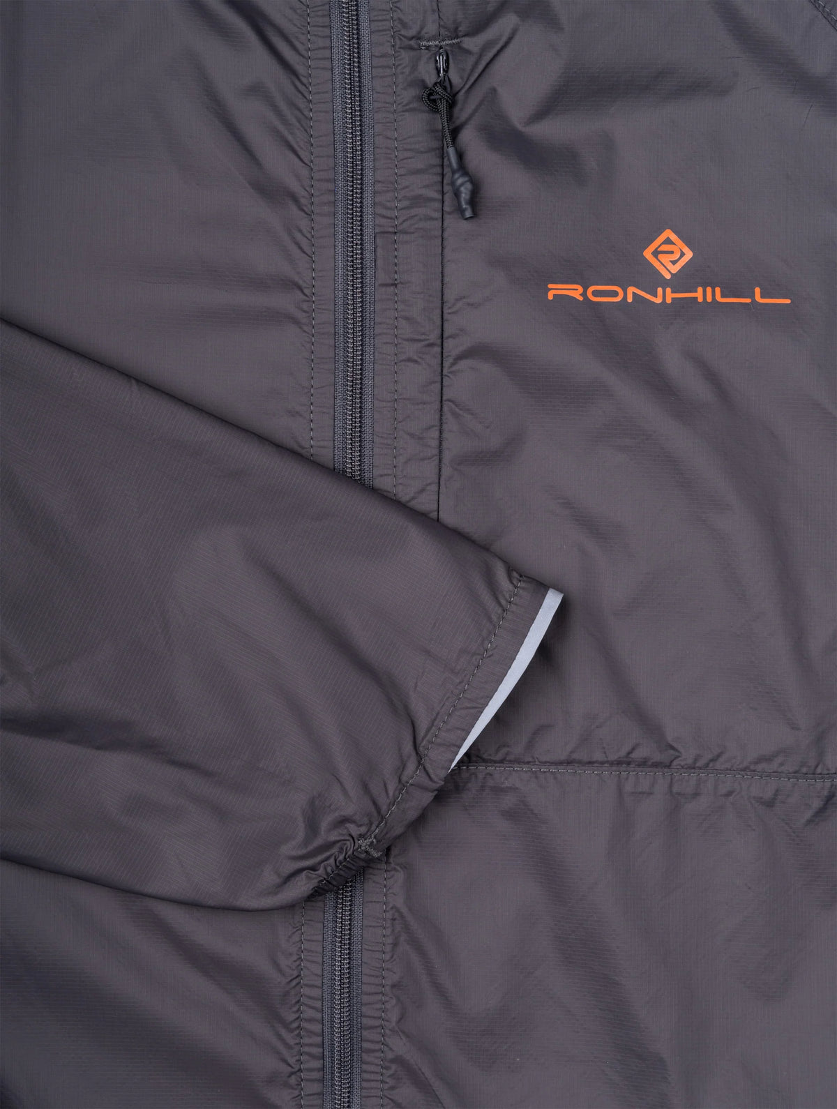 Ronhill Men's Tech All-Terrain Jacket in Oxide/Ronhill Red - chest pocket detail