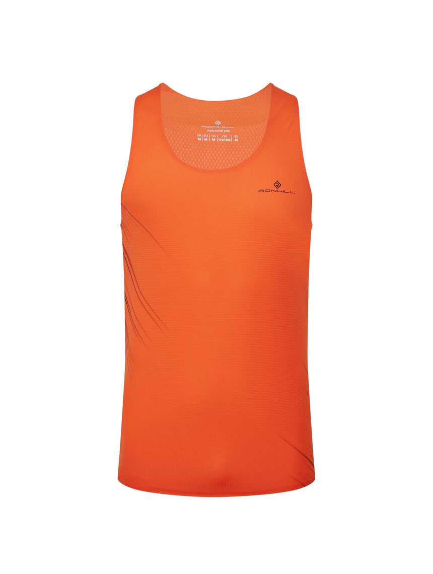 Ronhill Men's Tech Race Vest in Ronhill Red/Black - front