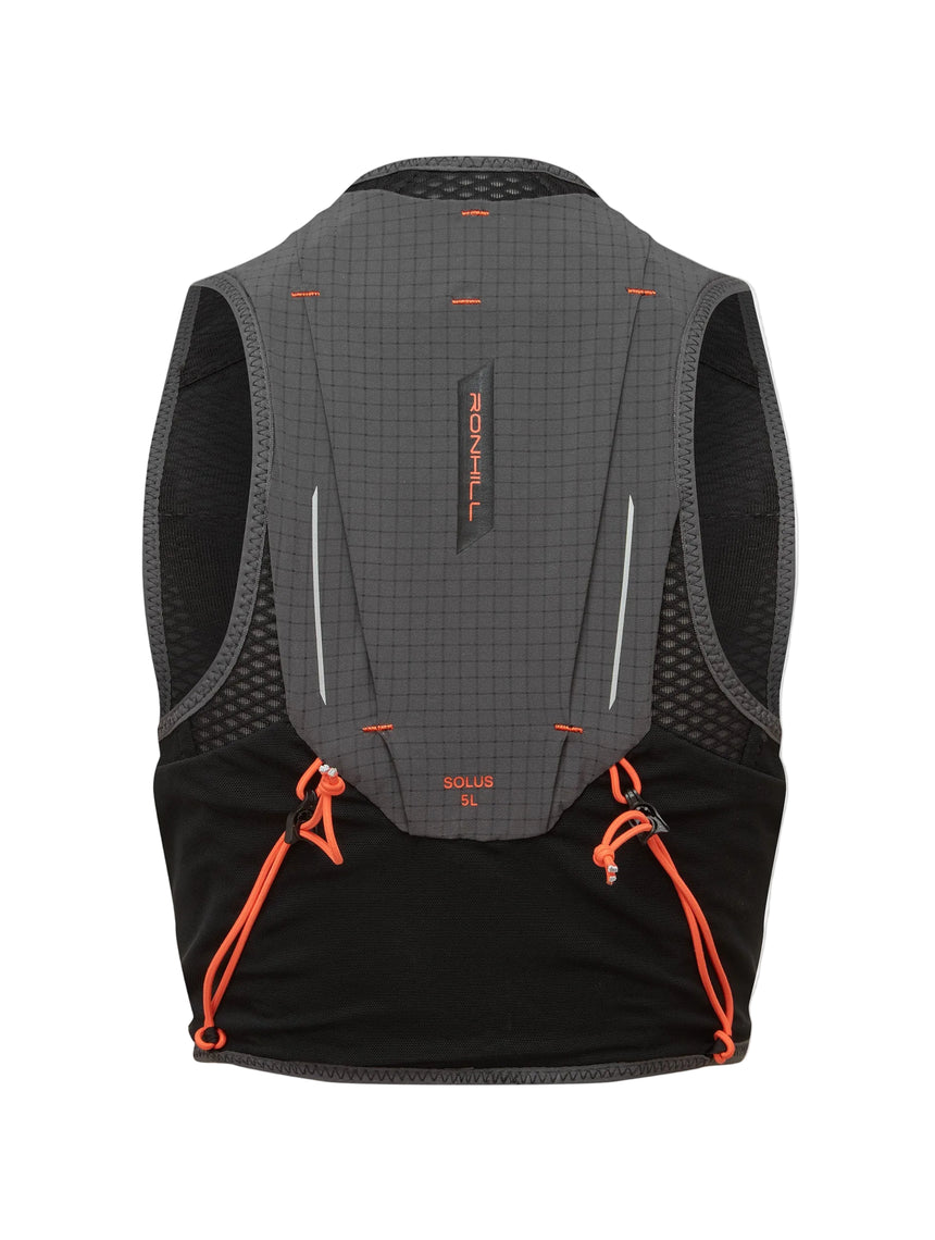Ronhill Solus 5L Running Vest in Black/Ronhill Red - back