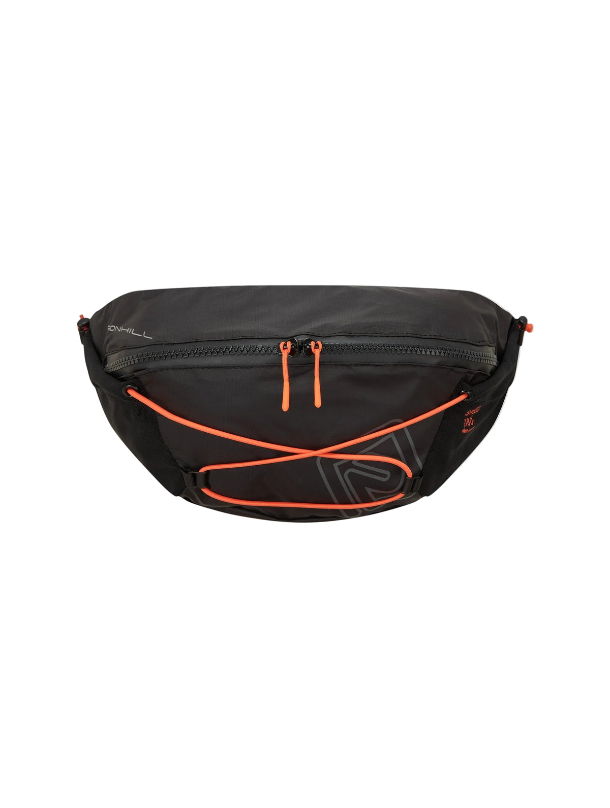 Ronhill Speed 180 Running Belt in Black/Ronhill Red - front