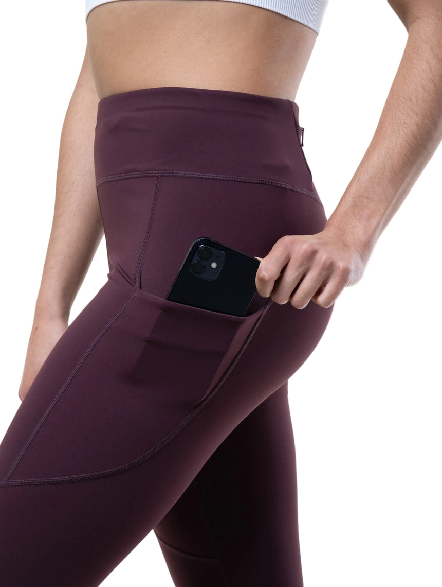 Ronhill Women's Tech 7/8 Tight in Espresso - detail, 4