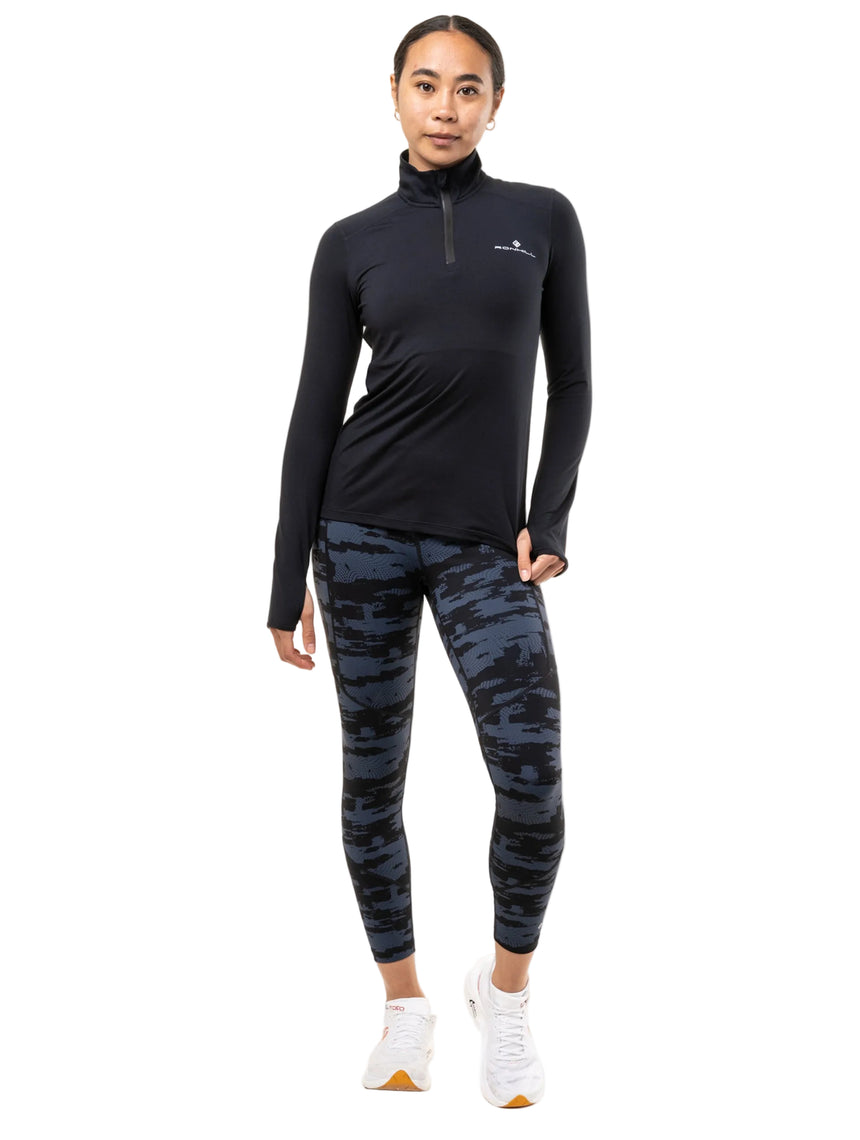 Ronhill Women's Tech 7/8 Tight in Evening Haze/Nightfall - detail, 2