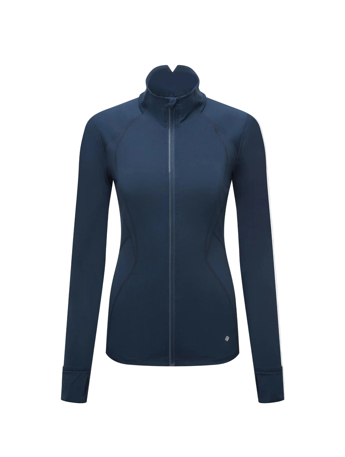 Ronhill Women's Tech Contour Jacket in Dark Navy - flat, front