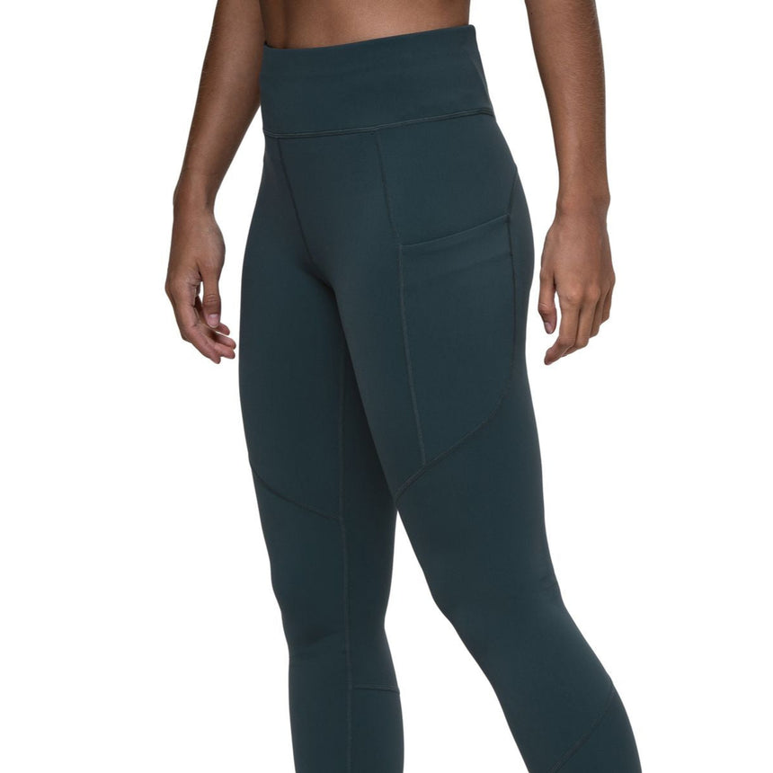 Ronhill Women's Tech Tight in Evening Haze - side, worn