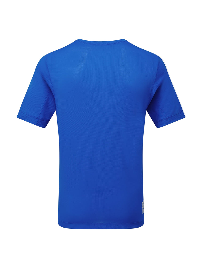 Ronhill Men's Tech S/S Tee Outdoor Action Seafaring/Deep Laguna- Back