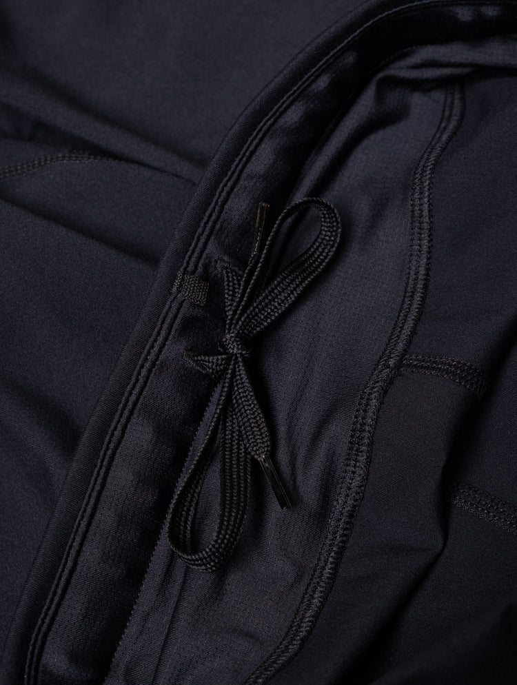 Ronhill Women's Core Crop Tight Outdoor Action Black/Bright White- Drawcord