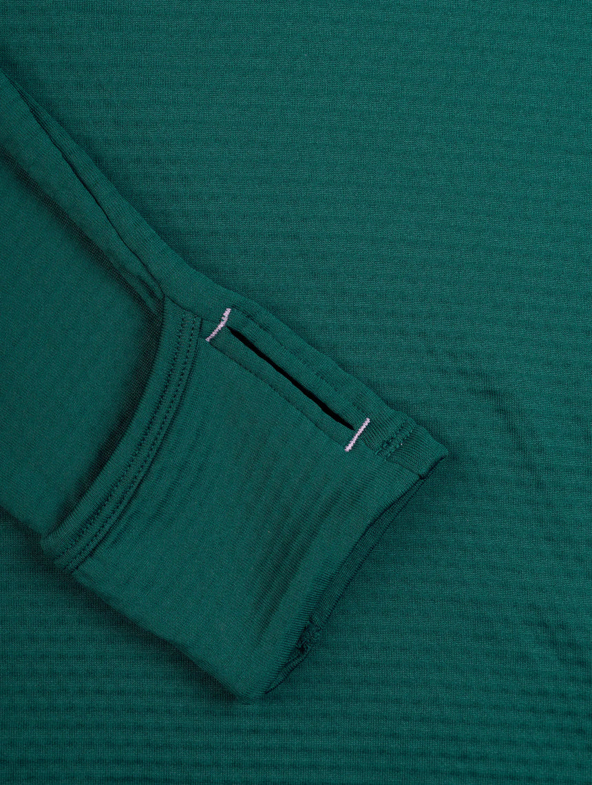 Ronhill Women's Tech Winter 1/2 Zip Outdoor Action Seaweed/Iris- Small Thumb Loops