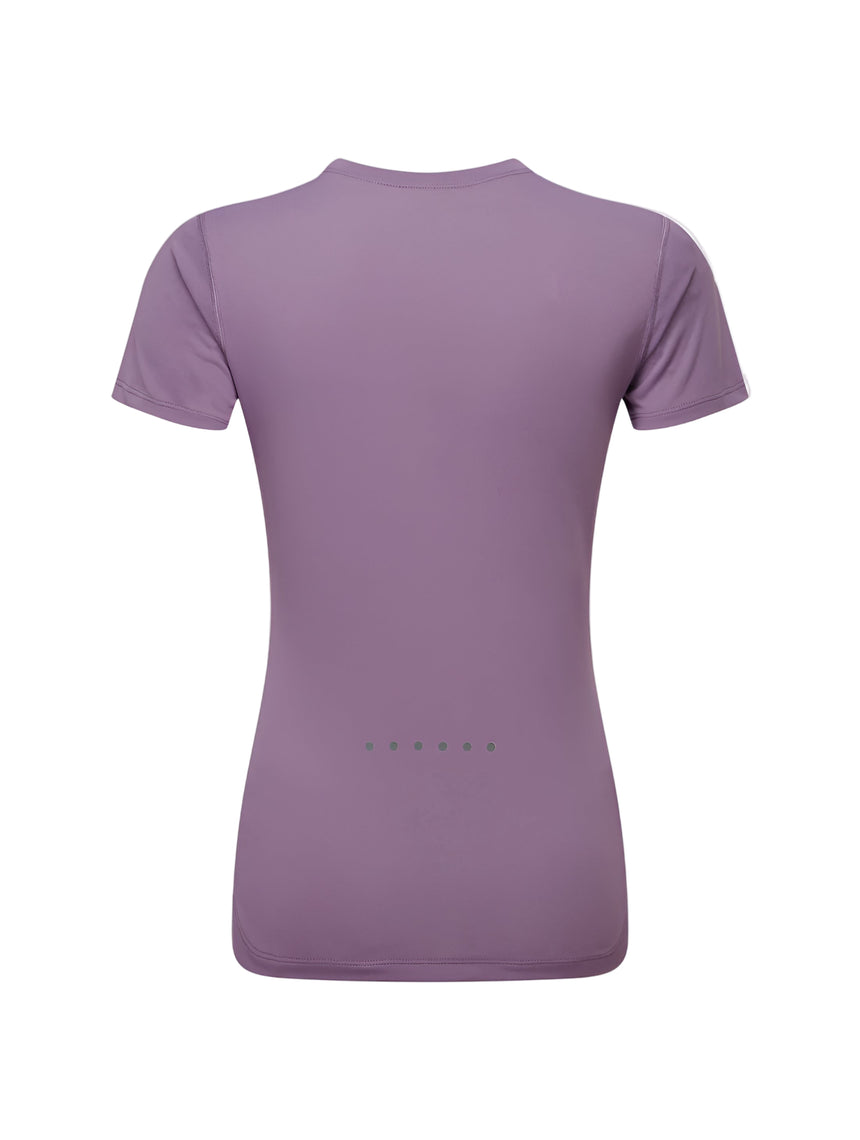 Ronhill Women's Core S/S Tee Outdoor Action Dark Iris/Iris- Back