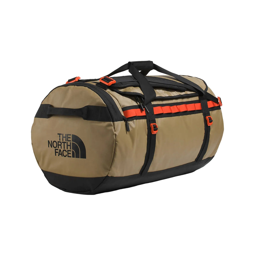 The North Face Base Camp Duffel Large Cedar/Black-Lava Red Front Angle