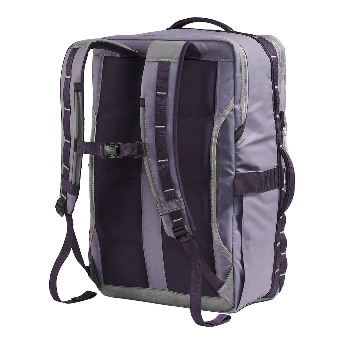 The North Face Base Camp Voyager Daypack Large back panel with padded shoulder straps and comfortable foam construction