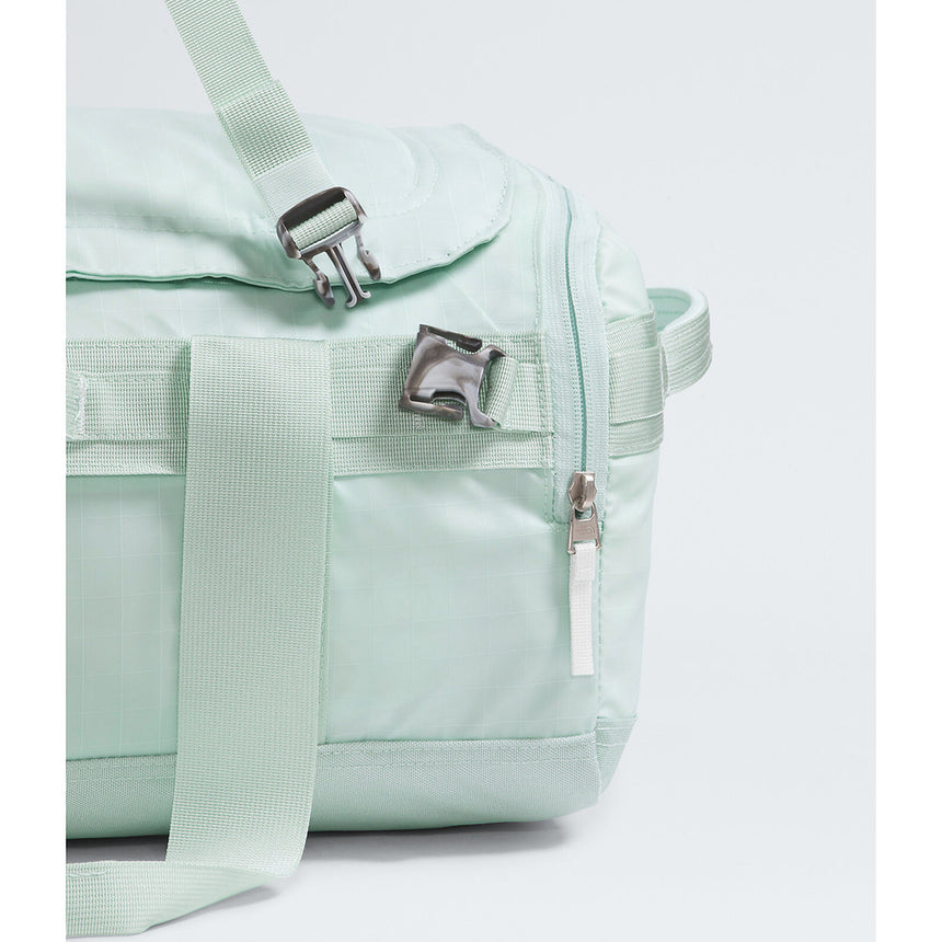 The North Face Base Camp Voyager Duffel 42L Opal Frost-Pearl/Stone White Strap Buckle