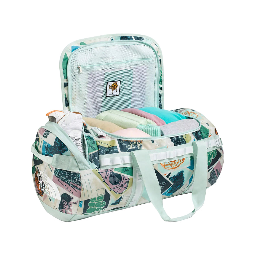 The North Face Camp Duffel Medium Opal Frost/Postcards Print-Opal/Frost-Pearl Stone Main Compartment