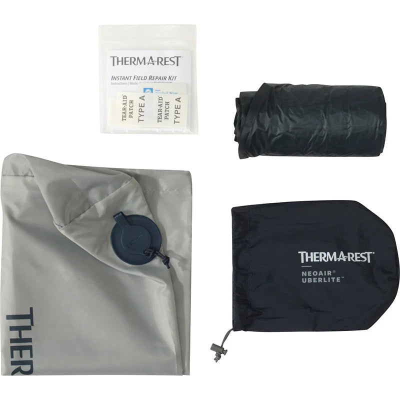 Thermarest NeoAir UberLite Sleeping Pad - Wide Outdoor Action- Contents